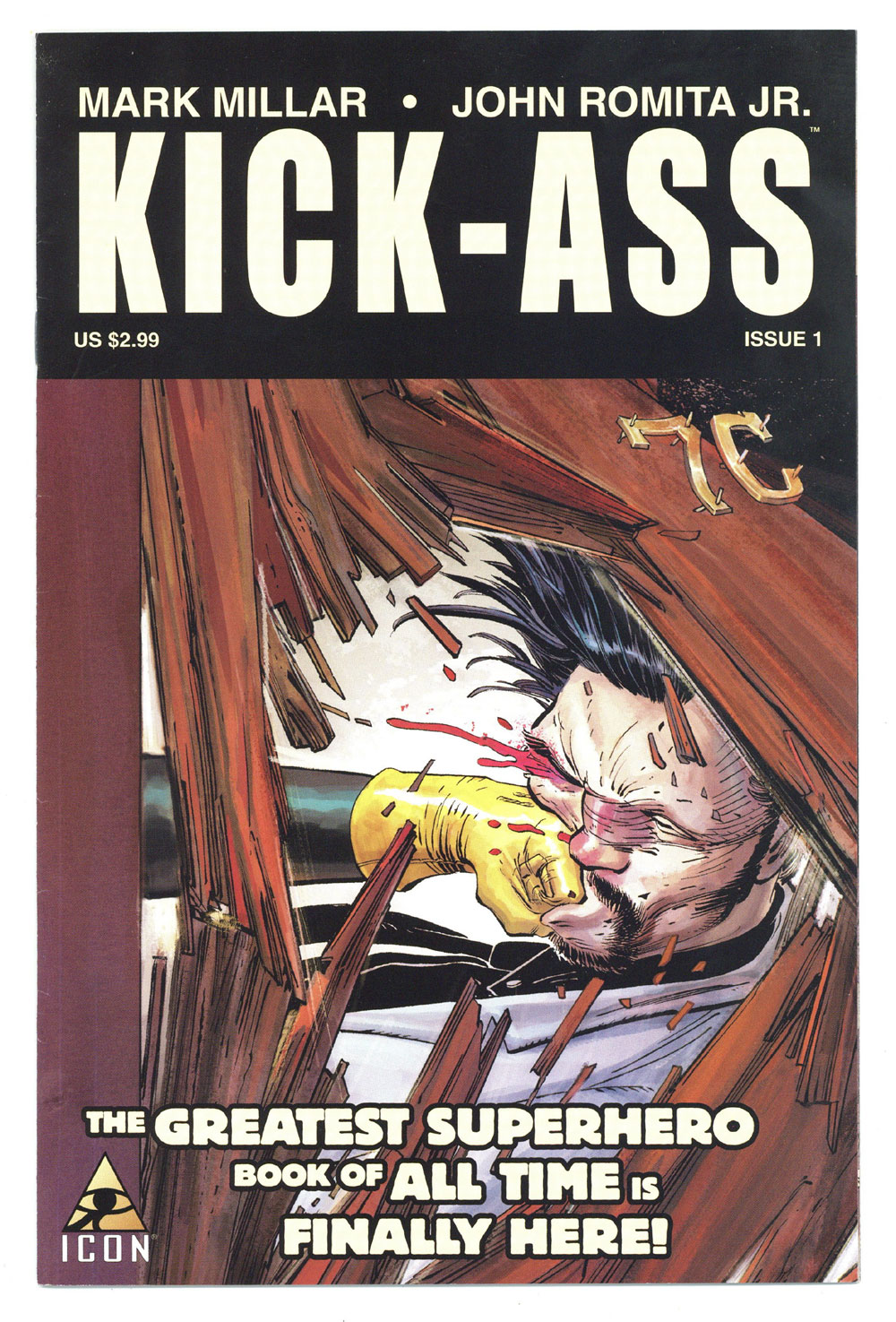 KICK-ASS #1 9.2 HIGH GRADE FRANK MILLER ROMITA JR ICON W PGS 2008