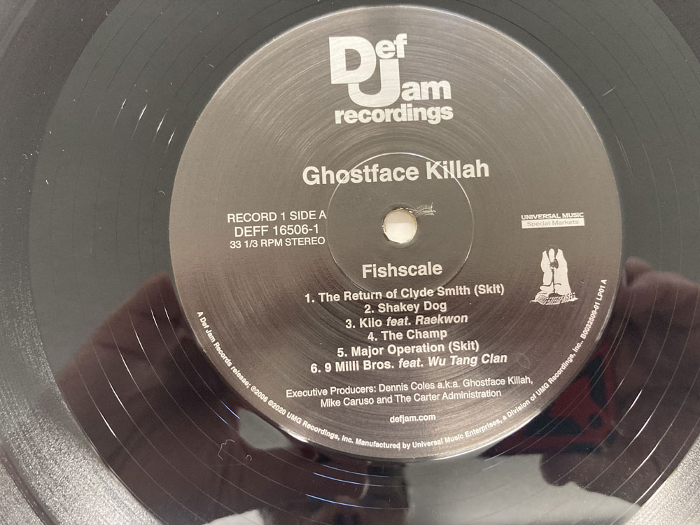 GHOSTFACE KILLAH 2xLP FISH SCALE BLK/GLD 2020 RI 2006 VINYL 7.0