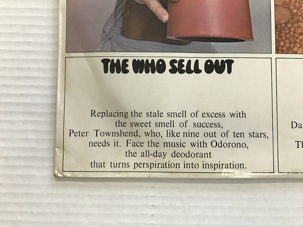 The Who Sell Out Mono Uk Pressing W Original Poster 90 Vinyl 90 Sleeve 65 Ebay 